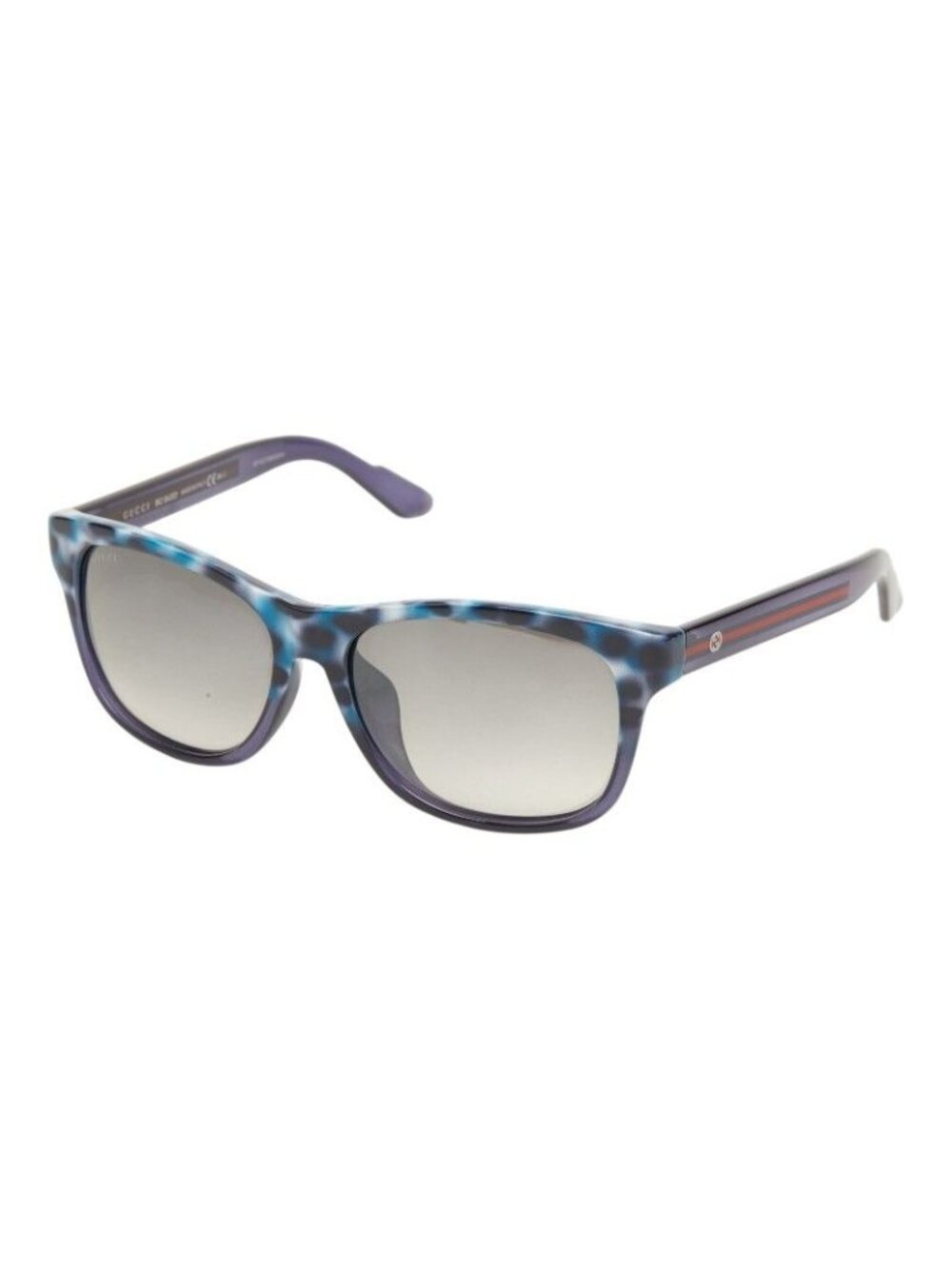 Gucci Asian Fit Logo Sunglasses Blue Purple Acetate Eyewear